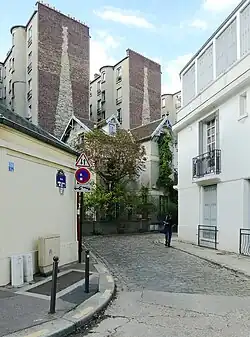 L'entrée de la villa.