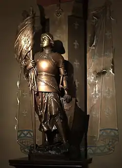 Statue de Jeanne d'Arc.