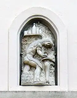 Détail de la niche au no&nbsp;18.