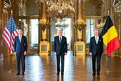 Réception du président américain Joe Biden en 2021.