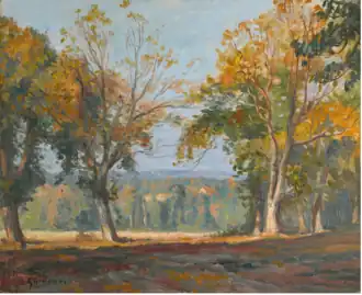Paysage d’Île-de-France, 1890 aoûtCollection privée, Vente 2016