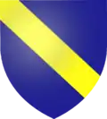 Écu de la famille Scrope
