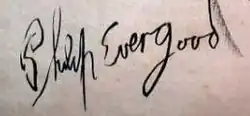 signature de Philip Evergood