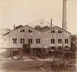 Usine Martenovskaïa Fabrika, photographiée vers 1910 par Sergueï Prokoudine-Gorski.