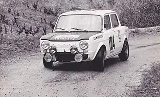 Proto Simca 1000 G en essais.