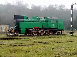 une TKt48-124 à vapeur.