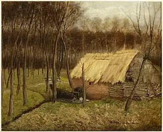 Moulin à eau à Dikkelvenne, vers 1892Musée de Deinze et du Pays de la Lys
