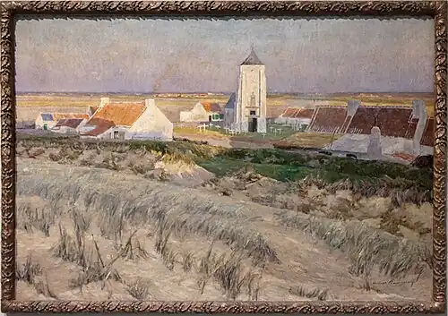 L'Église des dunes de Mariakerke, vers 1891Collection privée