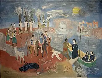 Une page d'une nuit de songe d'une novice, 1954Musée d'Art à la mer