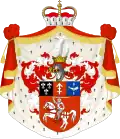 Blason des Princes Sapieha (1858-1859)