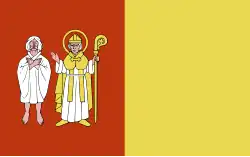 Drapeau de Gmina Łaziska