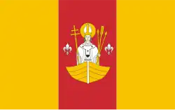 Drapeau de Powiat de Łódź-est