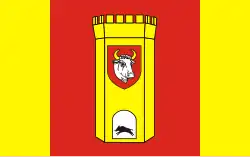 Drapeau de Powiat de Człuchów