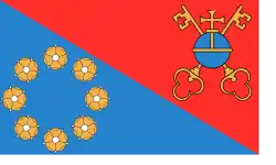 Drapeau de Powiat d'Ostrów Wielkopolski