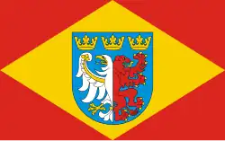 Drapeau de Powiat de Pabianice