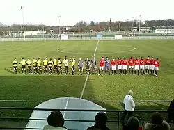 Paris SG &nbsp;rés.-Monts d'Or Azergues Foot le 6 février 2011.