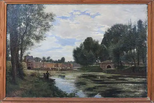 La porte d'eau et le pont de grès à Arras, Musée des Beaux-Arts d'Arras : .