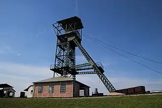 Le puits Saint-Claude, devenu le musée de la mine.