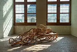 Pablo Reinoso, Retour végétal, 2015. Installée au Château de Chambord à l'occasion de l'exposition Débordements.