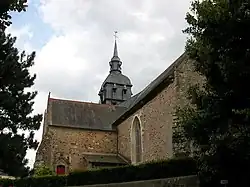 L'église Saint-Melaine.