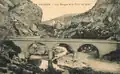 Les gorges et le pont du Grau en 1905.