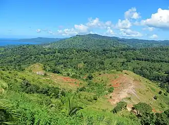 Paysages de padzas surplombant Passamaïnty.