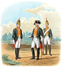 Le régiment entre 1796 et 1801