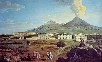 Le palais en 1745.