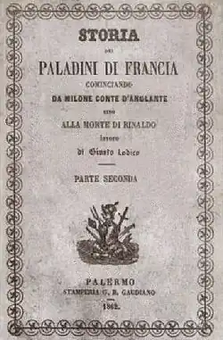 Image illustrative de l’article Storia dei Paladini di Francia