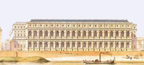 Le palais d'Orsay sous la monarchie de Juillet par Félix Duban.