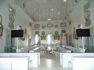 Conseil communal dans le Palais des Anciens.