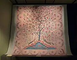 Palempore aux magnolias, premier quart du XVIIIe&nbsp;siècle (Musée de la Compagnie des Indes)