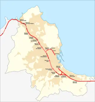 Image illustrative de l’article Service ferroviaire métropolitain de Palerme