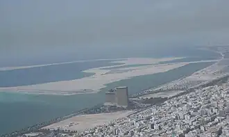 Vue aérienne de Palm Deira le 1er mai 2007.