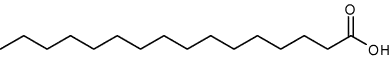 Acide palmitique, saturé