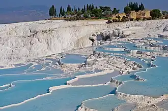 Pamukkale en Turquie.