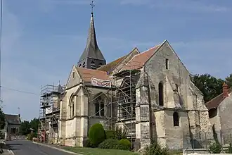L'église Saint-Jean-Baptiste de Pancy.
