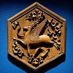 Cerf ailé des ducs de Bourbon, 15e&nbsp;siècle.