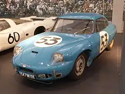 Panhard-Levassor Coach CD Dyna Coupé Le Mans, de 1962 (vainqueur de la classe 0,85&nbsp;l).