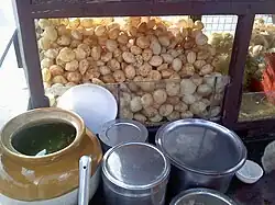 Stand de pani puri.