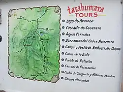 A faire à partir de Creel.