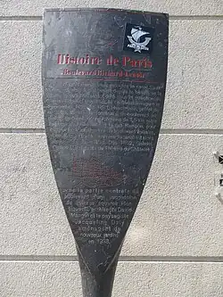 Panneau Histoire de Paris « Boulevard Richard-Lenoir »