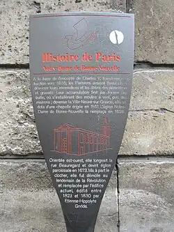 Panneau église Notre-Dame-de-Bonne-Nouvelle