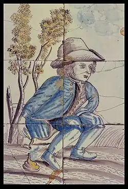 Panneau de carreaux "crotteux"