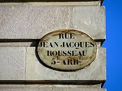 Rue Jean-Jacques-Rousseau (5e&nbsp;arrondissement)