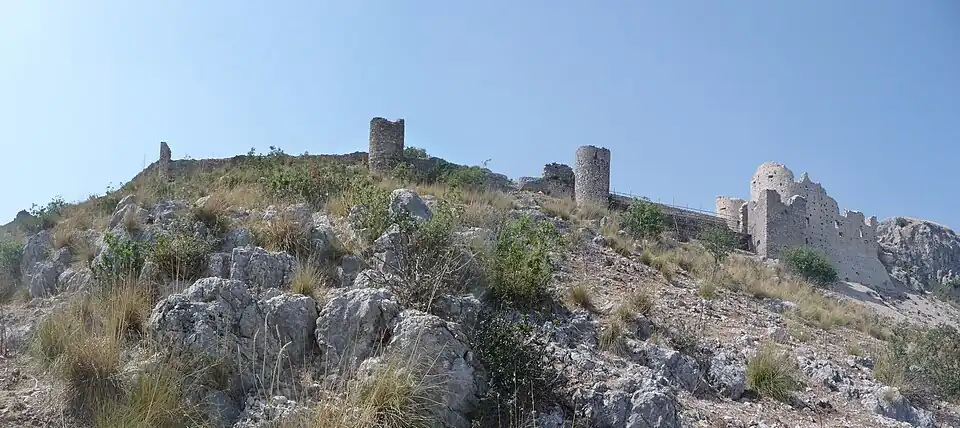 Les remparts du château (2010).