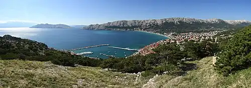 Panorama de Baška