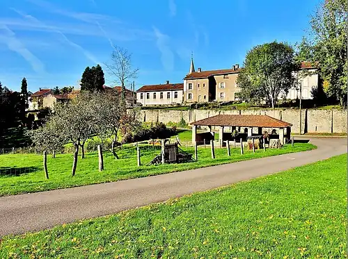 Viomenil, vue de la source de la Saône.