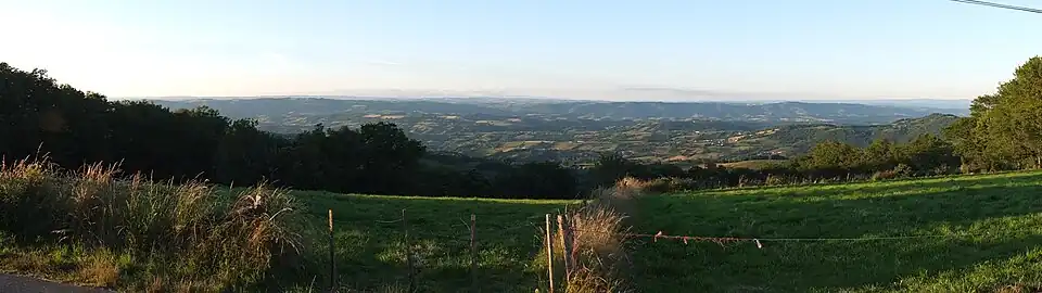 Point de vue de la table d'orientation