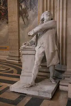 Mirabeau, marbre, Panthéon de Paris.